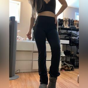 Aerie Black Flare Leggings